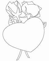 Rosas Herz Malen Colorat Valentins Desene Valentin Corazones Farvelaegning Tegning Inimi Inimioare Vorlage Trandafiri Damy Inima Fise Herzen Lucru Gradinita sketch template