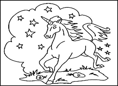 printable unicorn coloring pages  kids