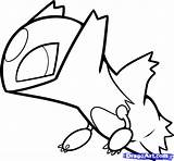 Chibi Dibujos Pagers Ilustraciones Pokémon Quema Pequeñas sketch template