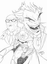 Arkham Asylum Drawing Batman Joker Getdrawings sketch template