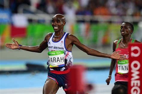 rio 2016 live mo farah wins 10 000m gold jess ennis hill battles to