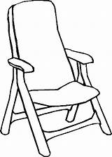 Chair Coloring Pages Furniture Kids sketch template