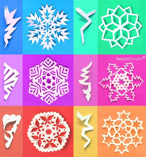 Template For Paper Snowflakes Printable Word Searches