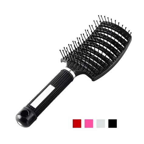 Hairdressing Comb Curly Hair Ribs Modeling Massage Big Curved Comb Wide