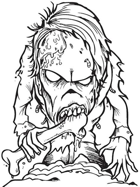 zombie coloring pages halloween pinterest adult coloring fall