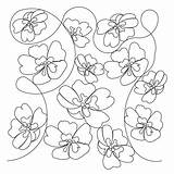 Pano Wild Rose sketch template