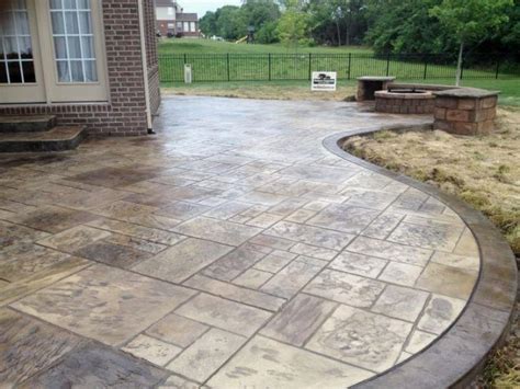 stamped concrete patterns front porce  good tip  decorating  thinking