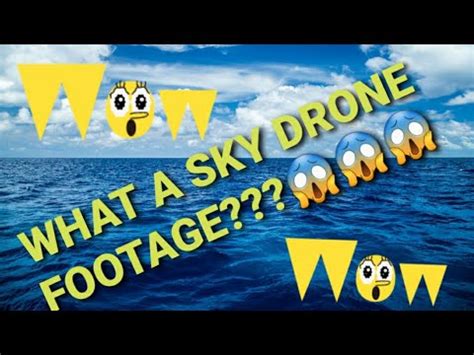 sky drone footage youtube