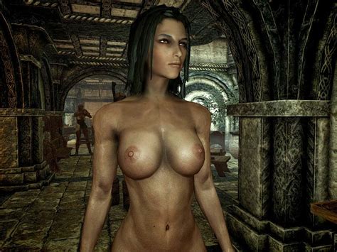 skyrim female orc sex sexy babes naked wallpaper