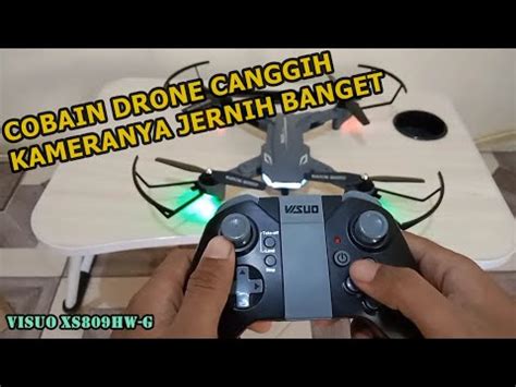 review drone visuo xshw  battle sharks  kamera dual hd  youtube