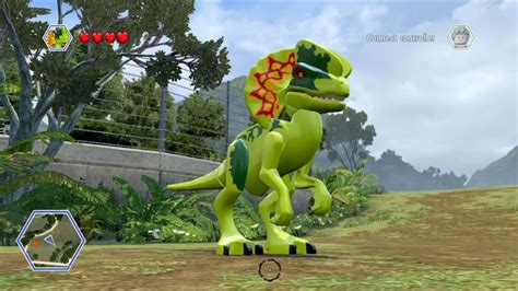 Lego Jurassic World Dilophosaurus Free Roam Gameplay [hd