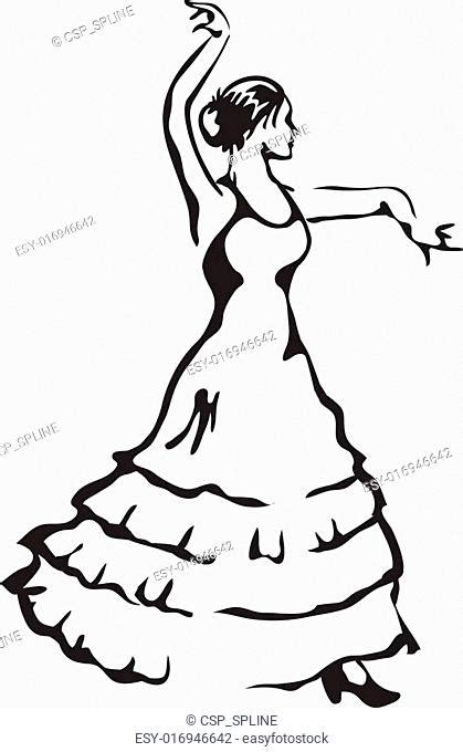 flamenco dancer drawing    clipartmag