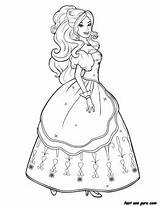 Pages Barbie Coloring Dress Printable Beautiful Colouring Print Getcolorings Color sketch template