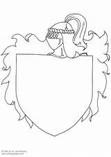 Wappenschild Malvorlage Wappen Schild sketch template