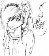 Emo Coloring Anime Drawings Pages Drawing Girl Printable Cute Couple Girls Deviantart Easy Fairy Kids Sketch Sketches Getcolorings Encyclopedia Wikipedia sketch template