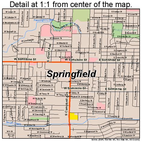 springfield missouri street map