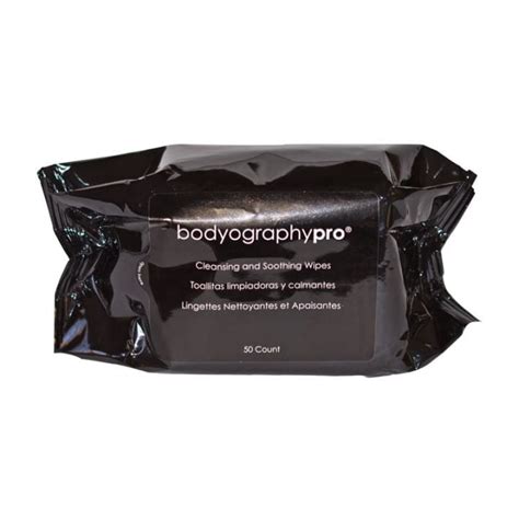bodyography cleansing  soothing wipes salondirect