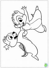 Coloring Chip Dale Pages Disney Characters Coloring4free Printable Fun Kids Template Cute Tinkerbell Knabbel Babbel sketch template