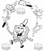 Coloring Spongebob Patty Pages Krabby Characters Coloringkids sketch template