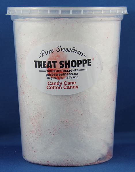 Candy Cane Cotton Candy Pure Sweetness Treat Shoppe