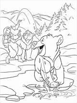 Pages Coloring Brother Bear Recommended sketch template