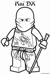 Coloring Ninjago Nya Pages Kai Comments Print sketch template