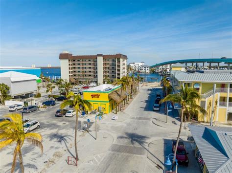 aerial drone image  fort myers fl usa  hurricane ian cleanup  recovery editorial image