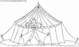Chapiteau Cirque Circo Paginas sketch template