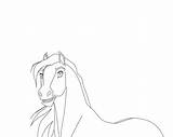 Cimarron Wilde Mustang Stallion Ausmalen sketch template