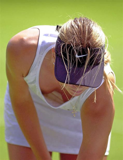 maria sharapova nipple slip while play tennis paparazzi shoots pichunter