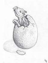 Dragon Hatching Drawing Egg Baby Drawings Eggs Coloring Pages Sketch Dragons Hatch Fantasy Cute Google Horse Deviantart Prompts Kunst Blank sketch template