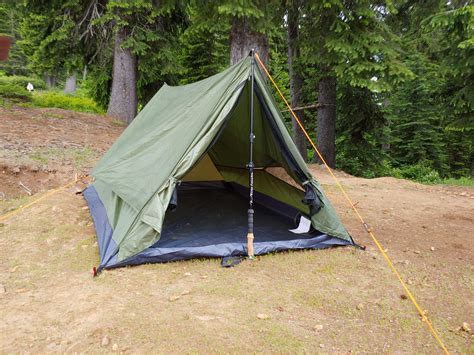 person trekking pole backpacking tent trekker tent  river