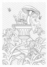 Jardim Encantado Livro Antiestresse Secreto Arteterapia Livros Drag sketch template