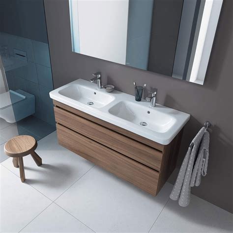duravit durastyle   mm double furniture washbasin