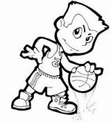 Coloring Nba Cartoon Pages Pistons Detroit Color Getcolorings sketch template