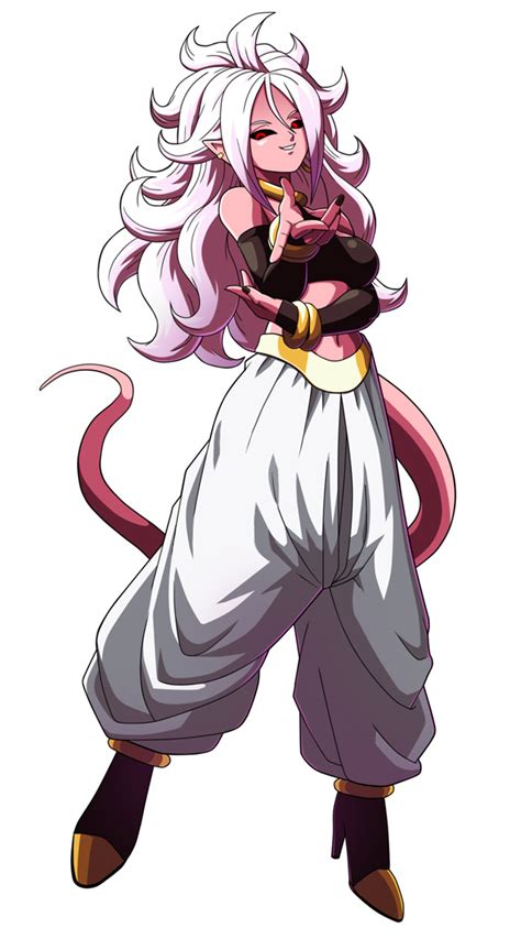 android 21 characters and art dragon ball fighterz
