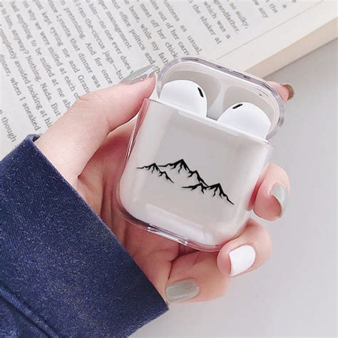 mountains airpod case clear airpods pro cute airpod case  etsy