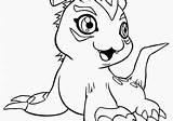 Coloring Pages Guilmon Digimon Colouring Sweet Amazing Divyajanani sketch template