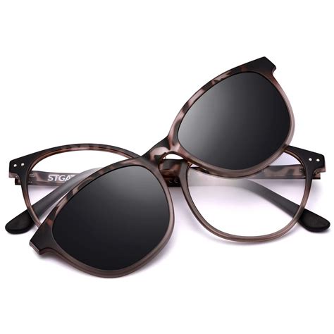 Buy Stgatn Magnetic Polarized Clip On Sunglasses Vintage Lightweight