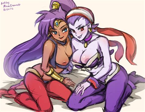 Daily Sketch Shantae And Risky Boots By Minacream Hentai Foundry