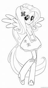 Coloring Pages Equestria Girls Fluttershy Coloring4free Related Posts sketch template