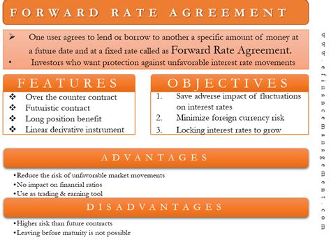rate agreement meaning features