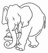 Elephant Coloring Pages Stomp Funny Elefant Trees Their Happily Jump Down They So Clipartqueen Longing Walking Under Then People sketch template