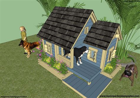 home garden plans news dh dog house plans    build  insulated dog house