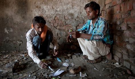 drug addiction is a growing problem in punjab the new york times