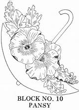Embroidery Flowers Patterns Applique Drawing Hearts Umbrella Embroidered Quilt Bouquets Flower Coloring Pages Pattern Designs Pergamano Boquette Patrones Adult Tela sketch template
