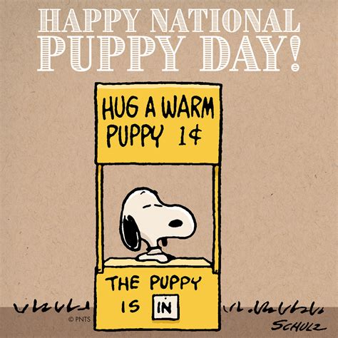 happy national puppy day