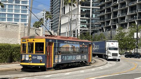 tampa streetcar  biggest month  modern history  july