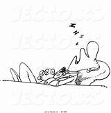 Sleeping Coloring Cartoon Man Desk His Businessman Outlined Pages Template sketch template