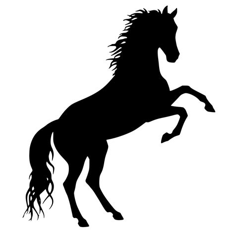 horse silhouette  stock photo public domain pictures